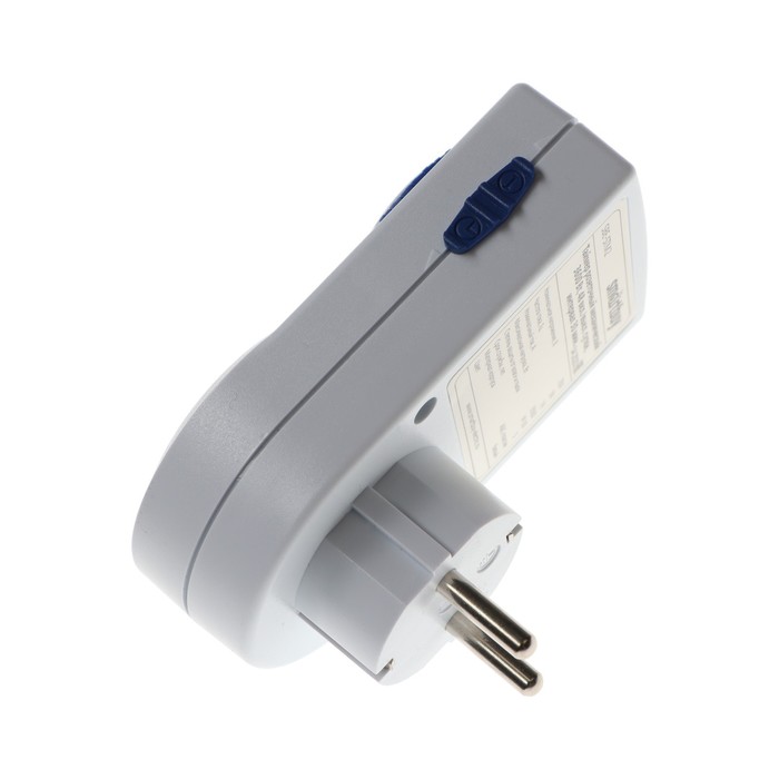 Таймер розеточный Smartbuy, механический, 3500 Вт, 48 вкл./выкл. сутки, интервал 30 мин