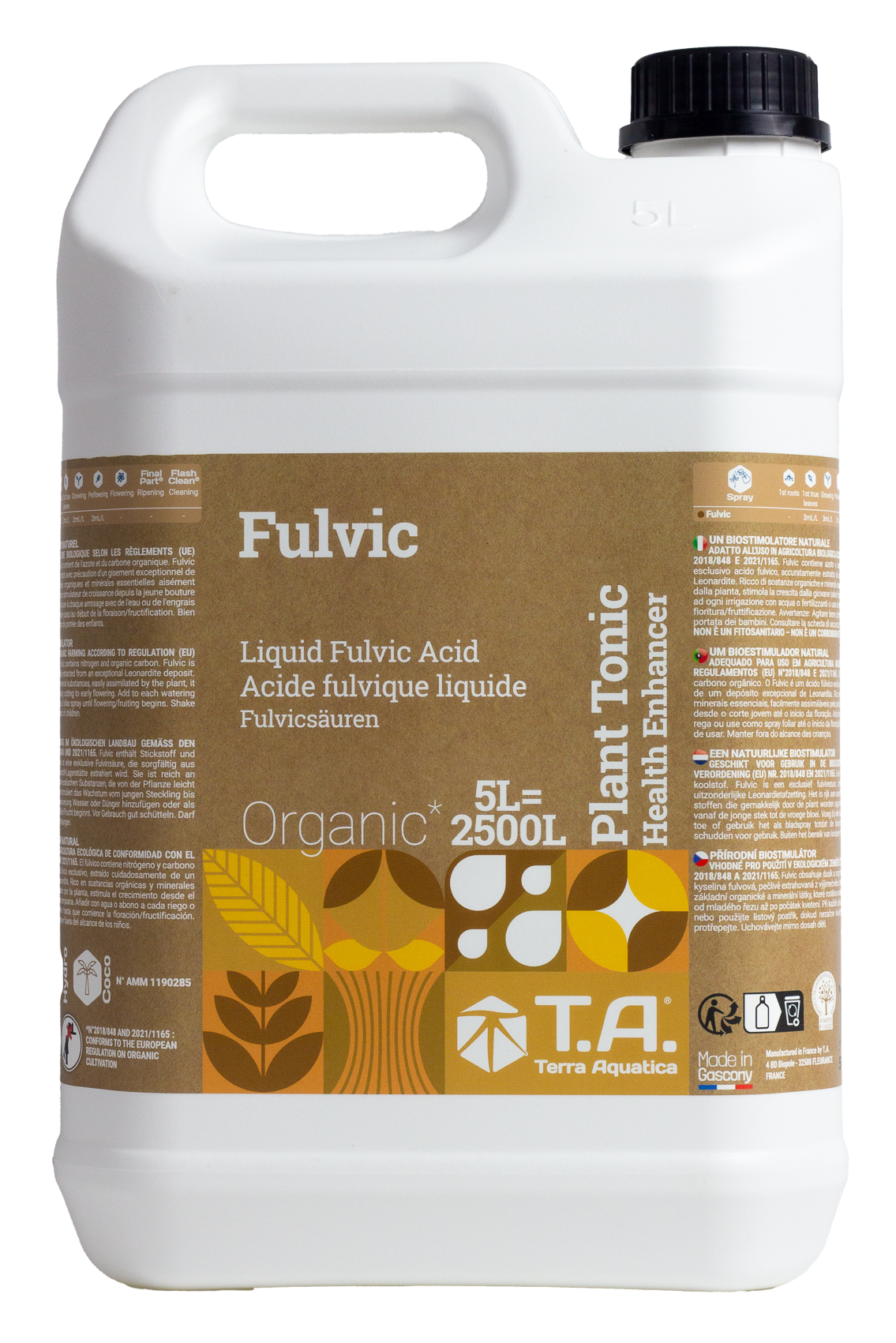 Terra Aquatica Fulvic 5 л Органический стимулятор метаболизма (фульвокислоты) (5 л)