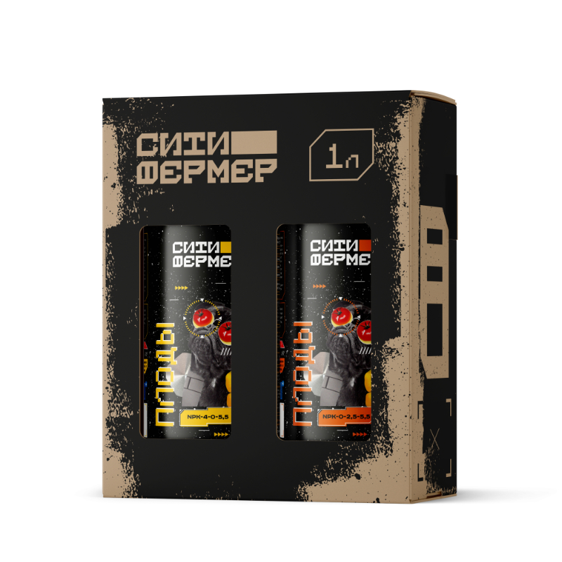 Набор органоминеральных удобрений Ситифермер Плоды А+Б (0,5л+0,5л)