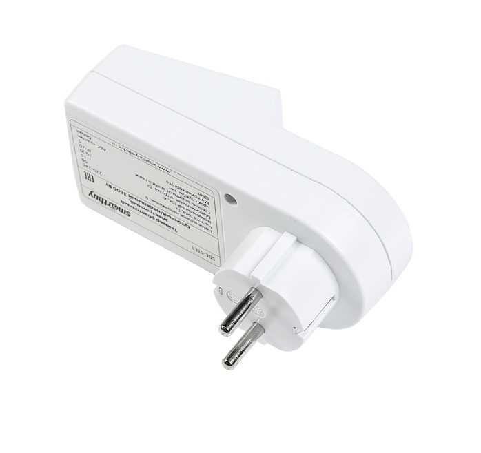 Таймер розеточный электронный Smartbuy, 3500 Вт, недельный+суточный