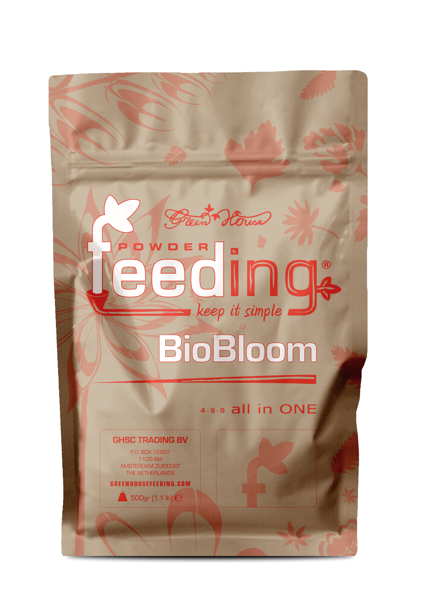 Удобрение органическое для стадии цветения Powder Feeding BIO Bloom