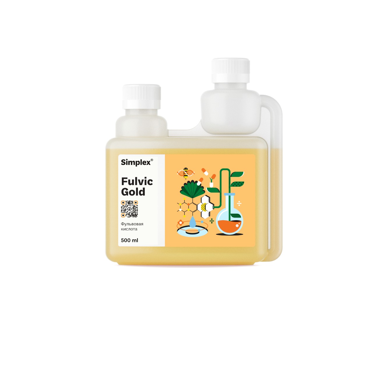 Simplex Fulvic Gold экстракт фульвокислот (0,5 л)