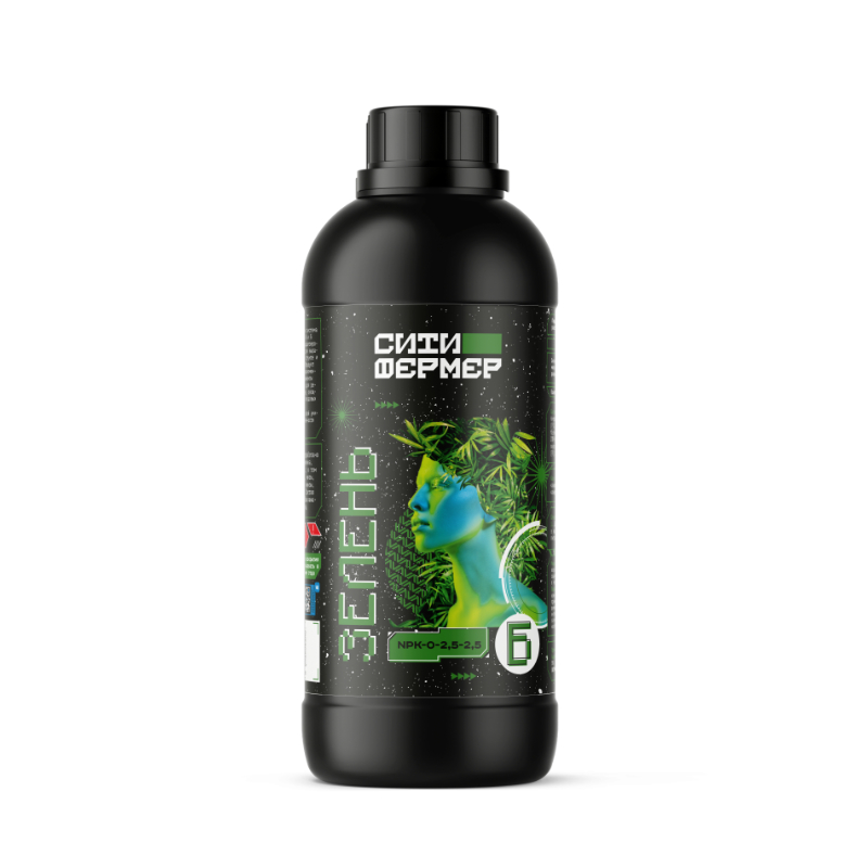 Набор органоминеральных удобрений Ситифермер Зелень А+Б (0,5л+0,5л)