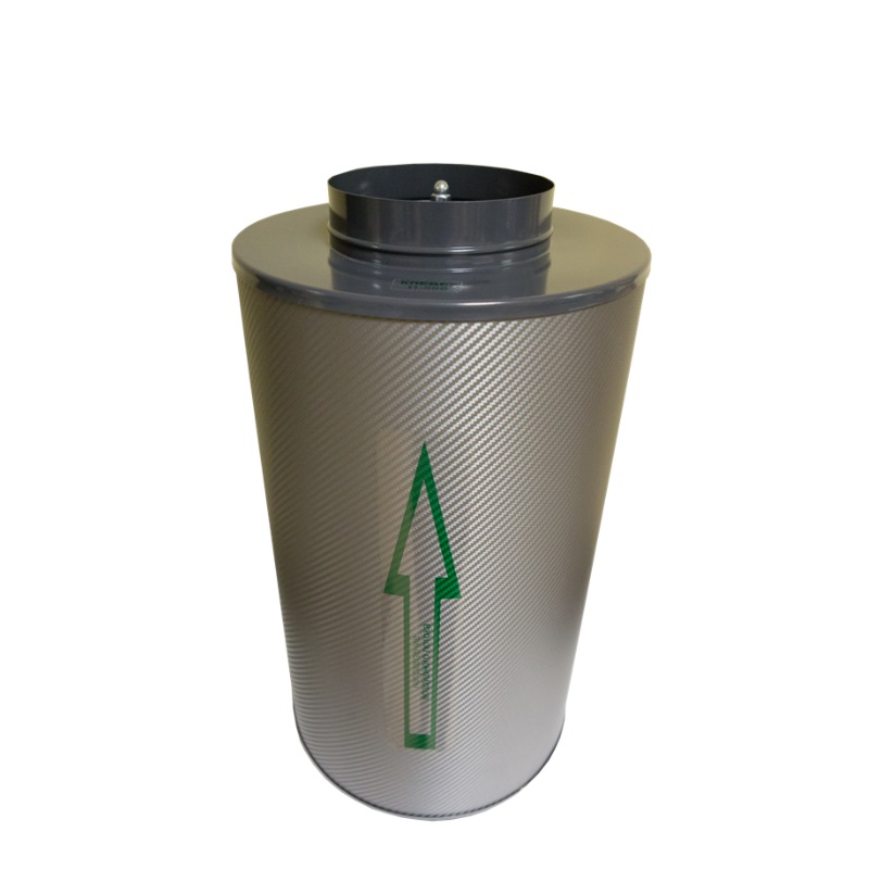 Канальный угольный фильтр КЛЕВЕР - П 500 м3, 160мм